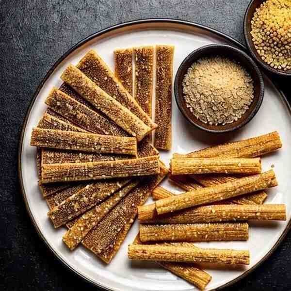 Жареные палочки из пшенной каши